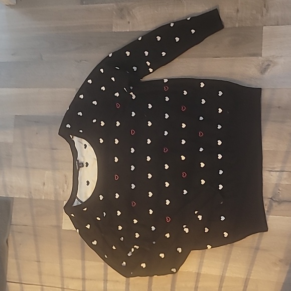 Torrid Heart Print Intarsia Lightweight Sweater Size 2 (2x) - Picture 4 of 5